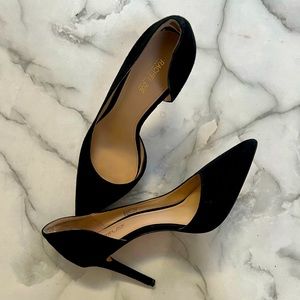 Rachel Zoe Black Suede D’Orsay Pumps Size 9
